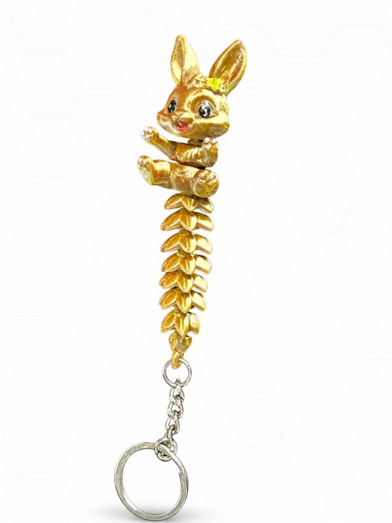 Bunny Bone Keychain