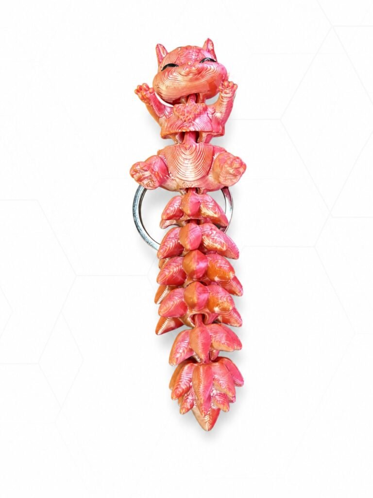 Squirrel Tail Keychain