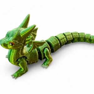 Triceratops in Green & Gold, view 1